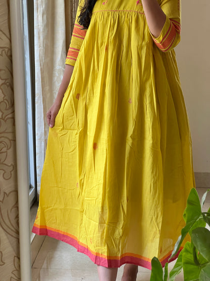 9096 Bengal cotton one piece dress